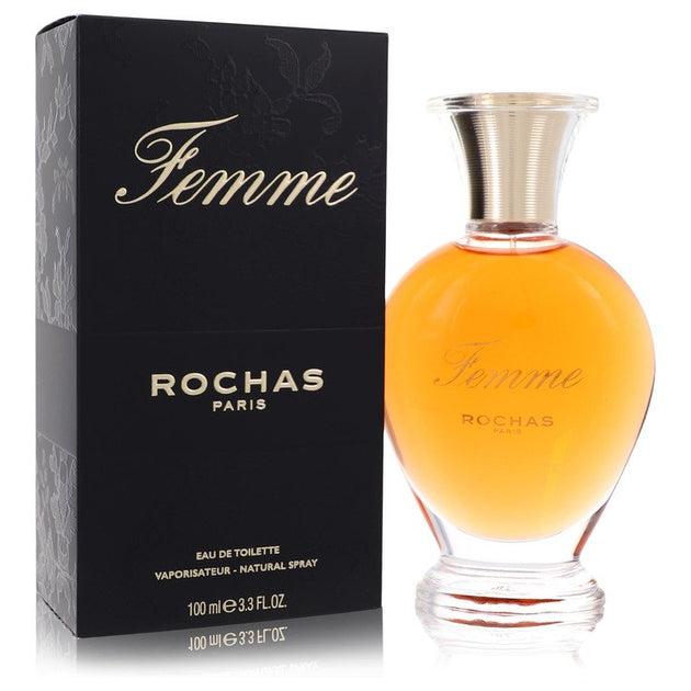 Rochas Femme Eau De Toilette Spray 3.4 oz 2