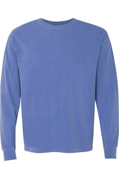Comfort Colors Heavyweight Long Sleeve T-Shirt Blue Small 2