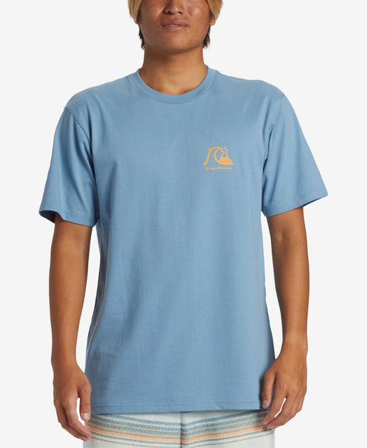 T-shirt Quiksilver The Original Bleu Small 3