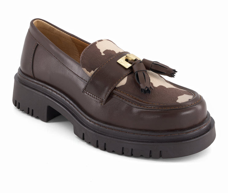 Andrea 76433 Women's Penny Loafers Brown US 7 2
