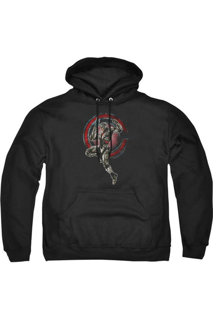 Gildan Justice League Movie Cyborg Sweat à Capuche Noir Medium 2