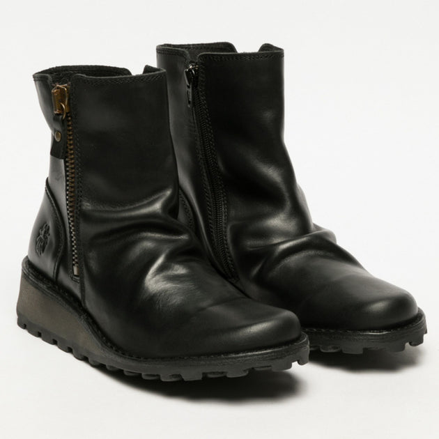 Fly London MON944FLY Wedge Ankle Boot Brown US 9 3