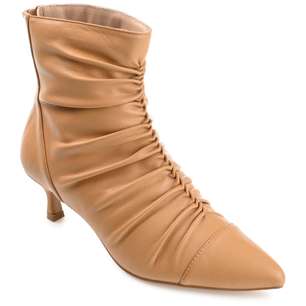 Journee Collection Chevi Bootie Brown US 7 2