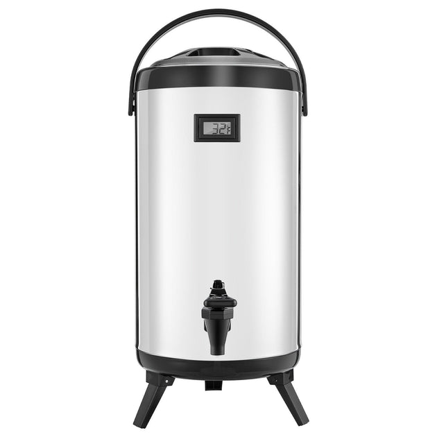 Vevor Isolierte Getränkespender Silber 2.4 Gal 3