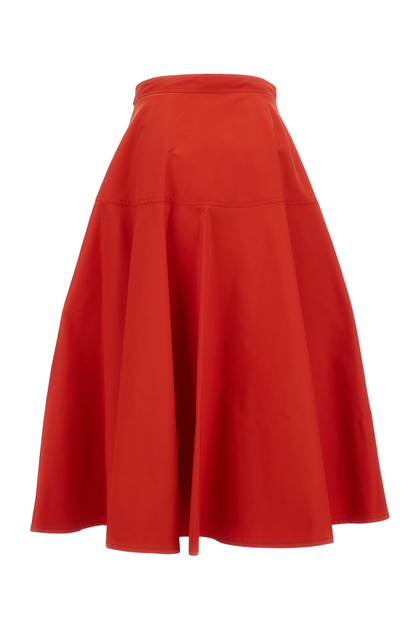MANTÙ Classic Skirt Red EU 40 3