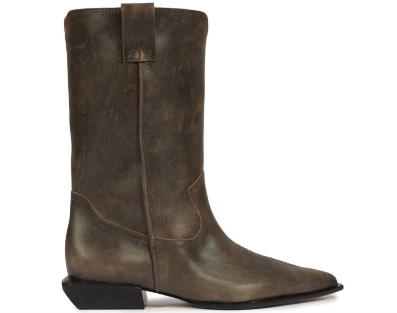 SCHUTZ Ashley Boot Grey US 7.5 3