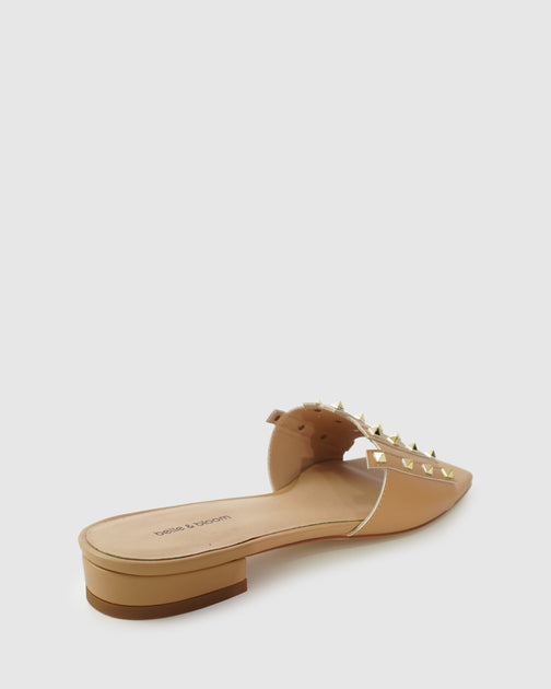 belle & bloom Until We Meet Stud Slide Black US 6 4
