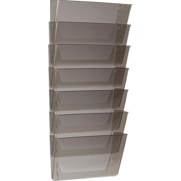 Storex Wall Pocket Set Smoke Plastic 4