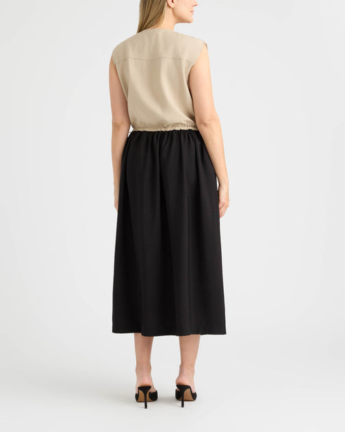 Ellen Tracy Color Block Dress Multi XSmall 3
