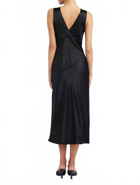 Current Air Sweetheart Midi Dress Black Large 3