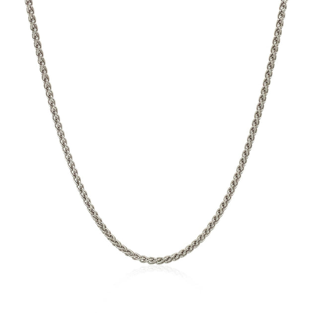 FASHNZFAB Wheat Chain Sterling Silver Silver 1.30 mm US 20 3