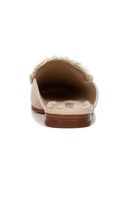 Sam Edelman Linnie Fray Bit Mule Beige US 9.5 4