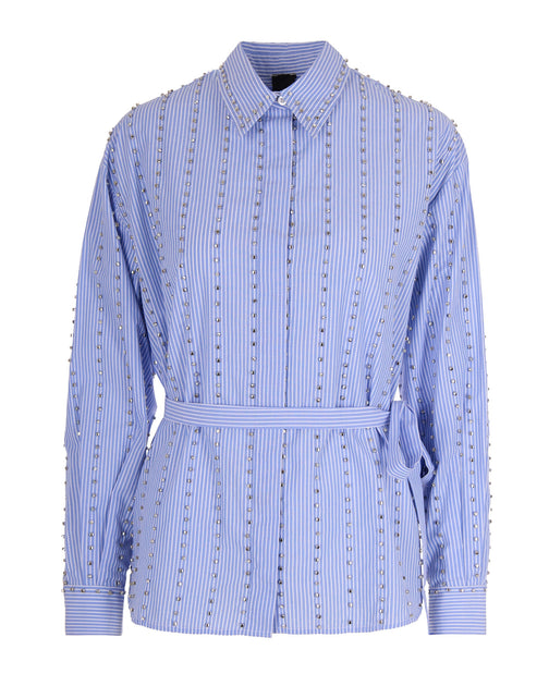 Pinko Carley Shirt Blue/White EU 42 2