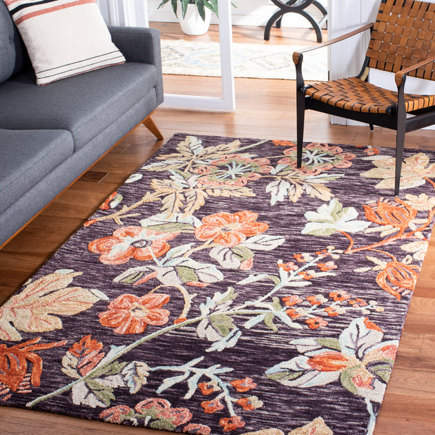 Safavieh Aspen Teppich Anthrazit Orange 2