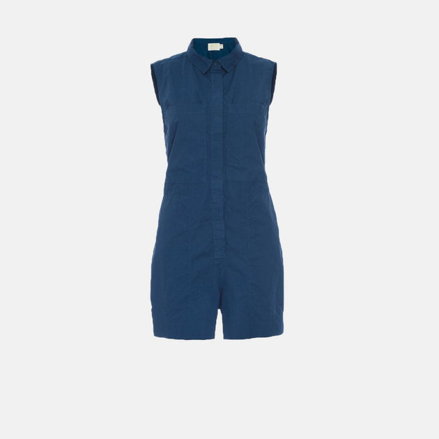 Nation LTD Bixby Romper Blue XSmall 2