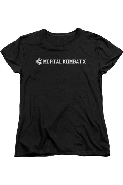 Gildan Mortal Kombat X Horizontal Logo T-Shirt Black Medium 2