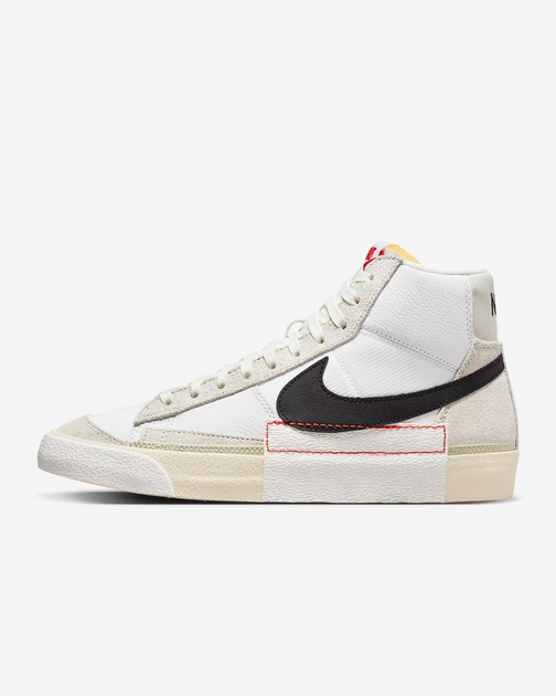 Nike Blazer Mid Pro Club DQ7673-100 Sneakers White US 9.5 4