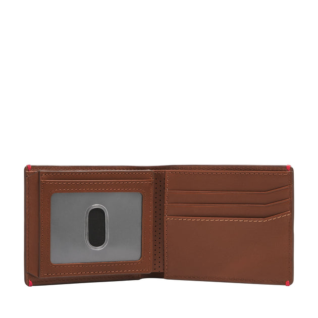 Fossil Sport Tourer Leather Bifold Wallet Brown 4