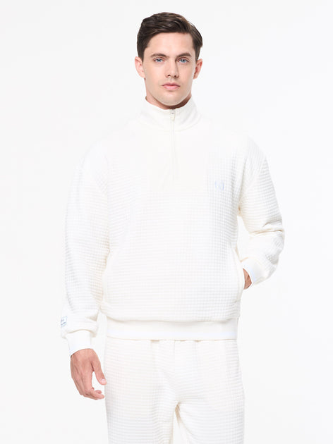 Sergio Tacchini Netto Quarter Zip White XXXLarge 4