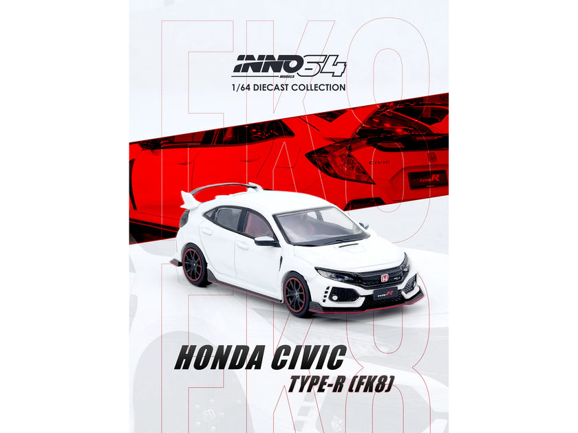 Inno Models Honda Civic Type R FK8 RHD Weiß 1/64 Modellauto 4