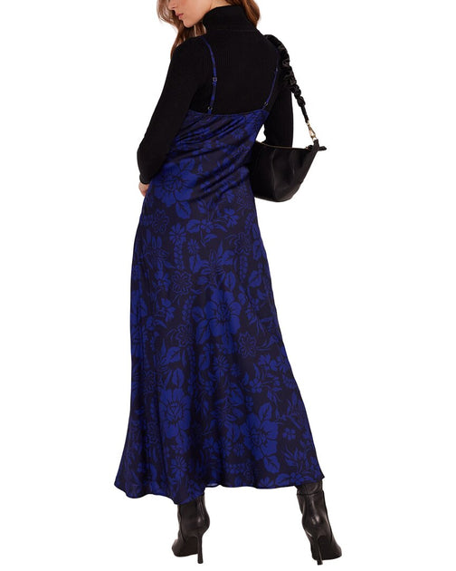 MINKPINK Vivi Bias Robe Longue Bleu Small 3