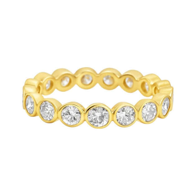 Allyanna Gifts Eternity Band Silver US 8 2