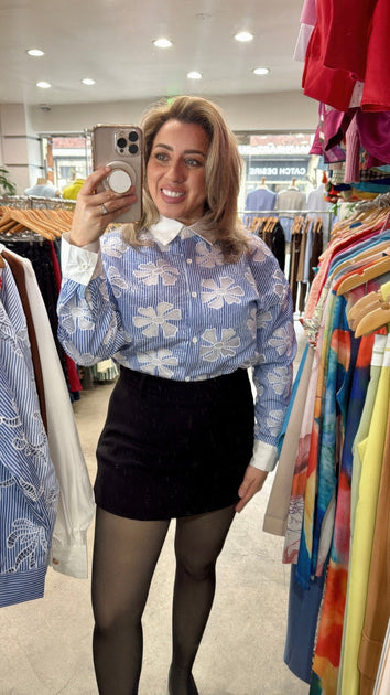 TRUEDAMES Striped Shirt Multi Small 2