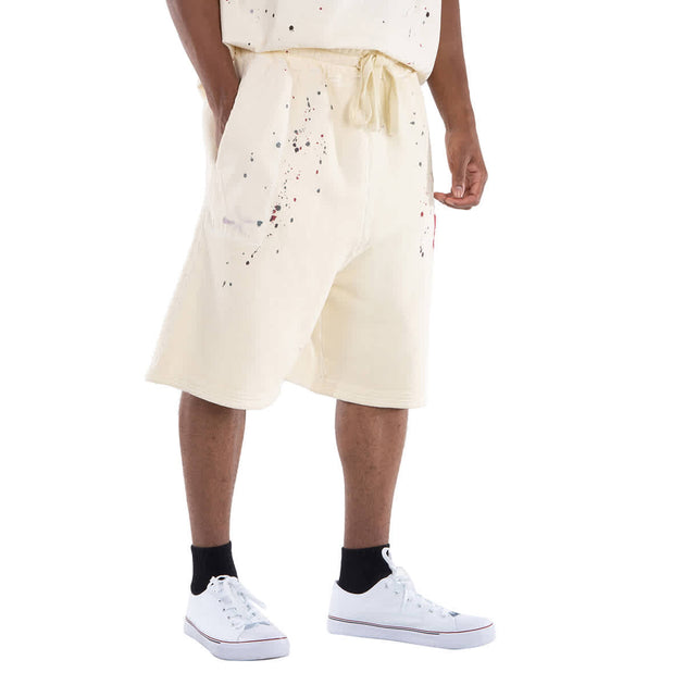 A-Cold-Wall Studio Paint-Splatter Cotton Track Shorts 3