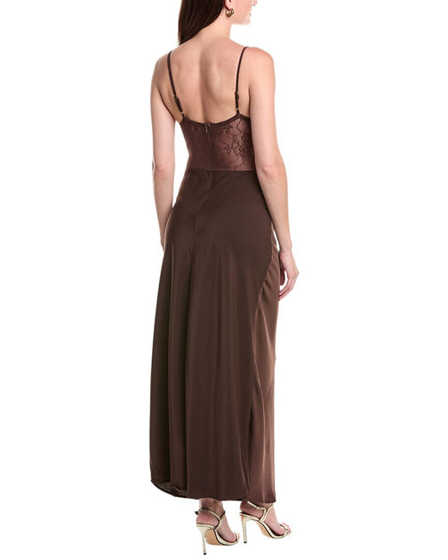 WeWoreWhat Lace Slip Midi Dress