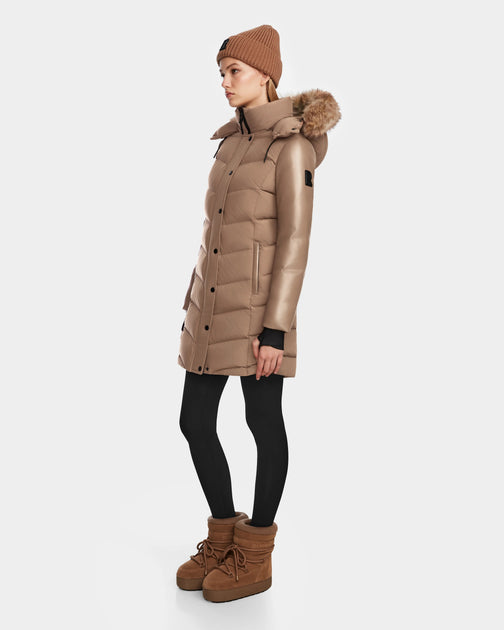 Rudsak Elsa Down Puffer Beige Medium 3