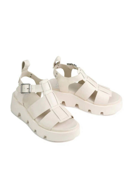 EOS Melbourne Kailan Platform Sandal Grey EU 39 3