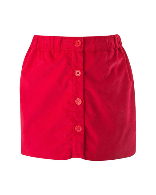Rachel Riley Button-Front Skirt Red US 6 2