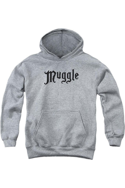 Gildan Harry Potter Muggle Jugend Kapuzenpulli Grau XL 2