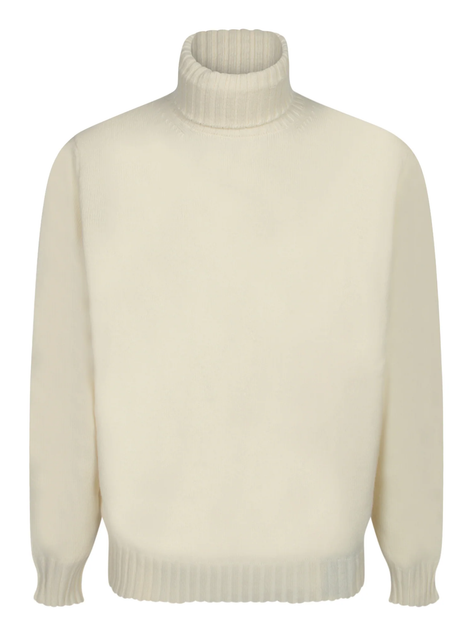 Filippo De Laurentiis Turtleneck Sweater Beige EU 48 2