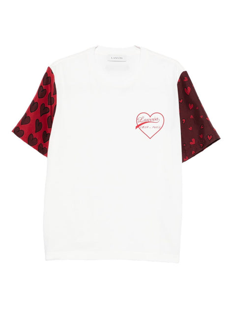 Lanvin Short-Sleeved Crew Neck T-Shirt White/XXL 2