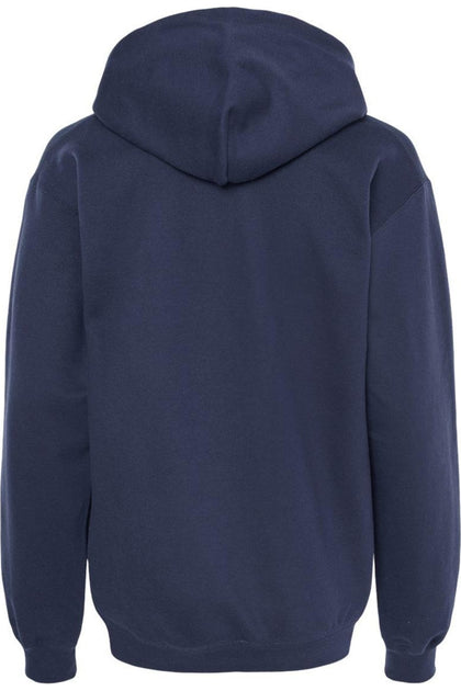 Gildan Softstyle Hooded Sweatshirt Blue Large 3