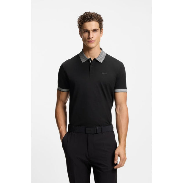 Boss Paddy Polo Shirt Black XXL 4