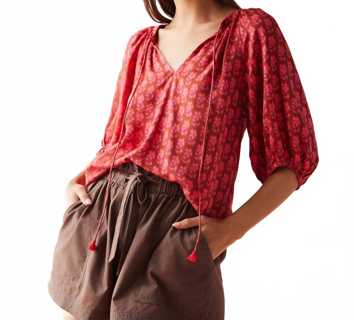 OMIKA Isla Blouse Pink Small 2
