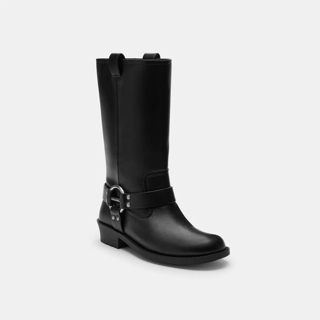 Coach Outlet Harness Boot Black US 9.5 2