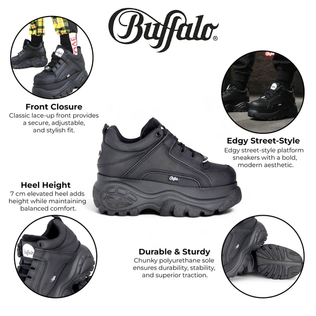 Buffalo 1339-14-2.0 Platform Trainers Black EU 39 3