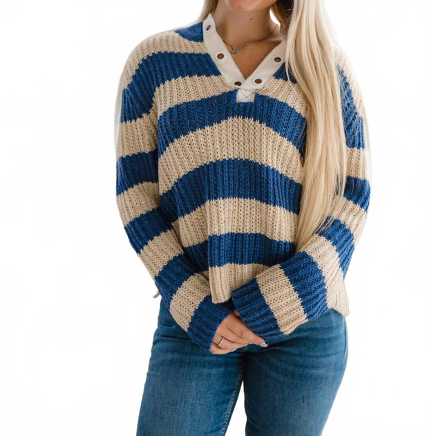 WISHLIST Brandi Crochet Sweater Beige Large 2