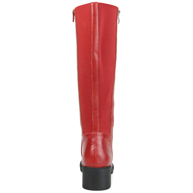 Journee Collection Morgaan Knee-High Boot Gold US 6.5 4