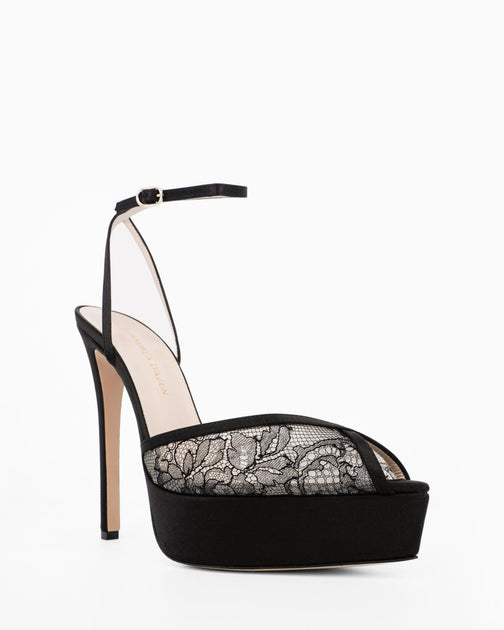 Andrea Wazen Katy Platform Pump Black EU 37.5 3