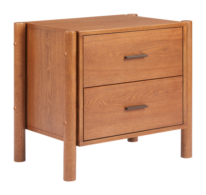 Hivvago Beleza Nightstand Walnut 2
