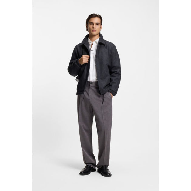 Hugo Boss karierte Hose Grau 30 3