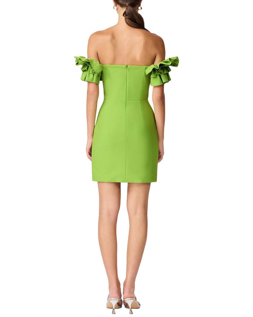 Elliatt Nola Mini Dress Green Large 3