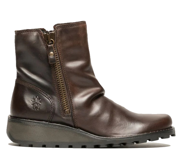 Fly London MON944 Wedge Boot Brown EU 40 2