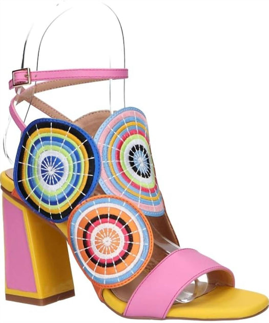 Exe Lucia Block Heel Sandal Multi EU 37 3