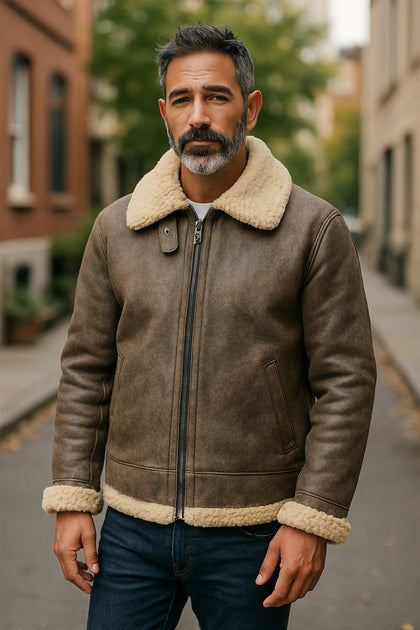 Infinity B3 Aviator Jacket Brown US 50 2