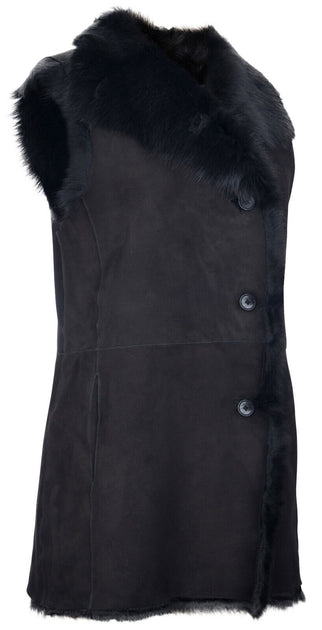 Infinity Manama Toscana Sheepskin Gilet Black 4XLarge 3